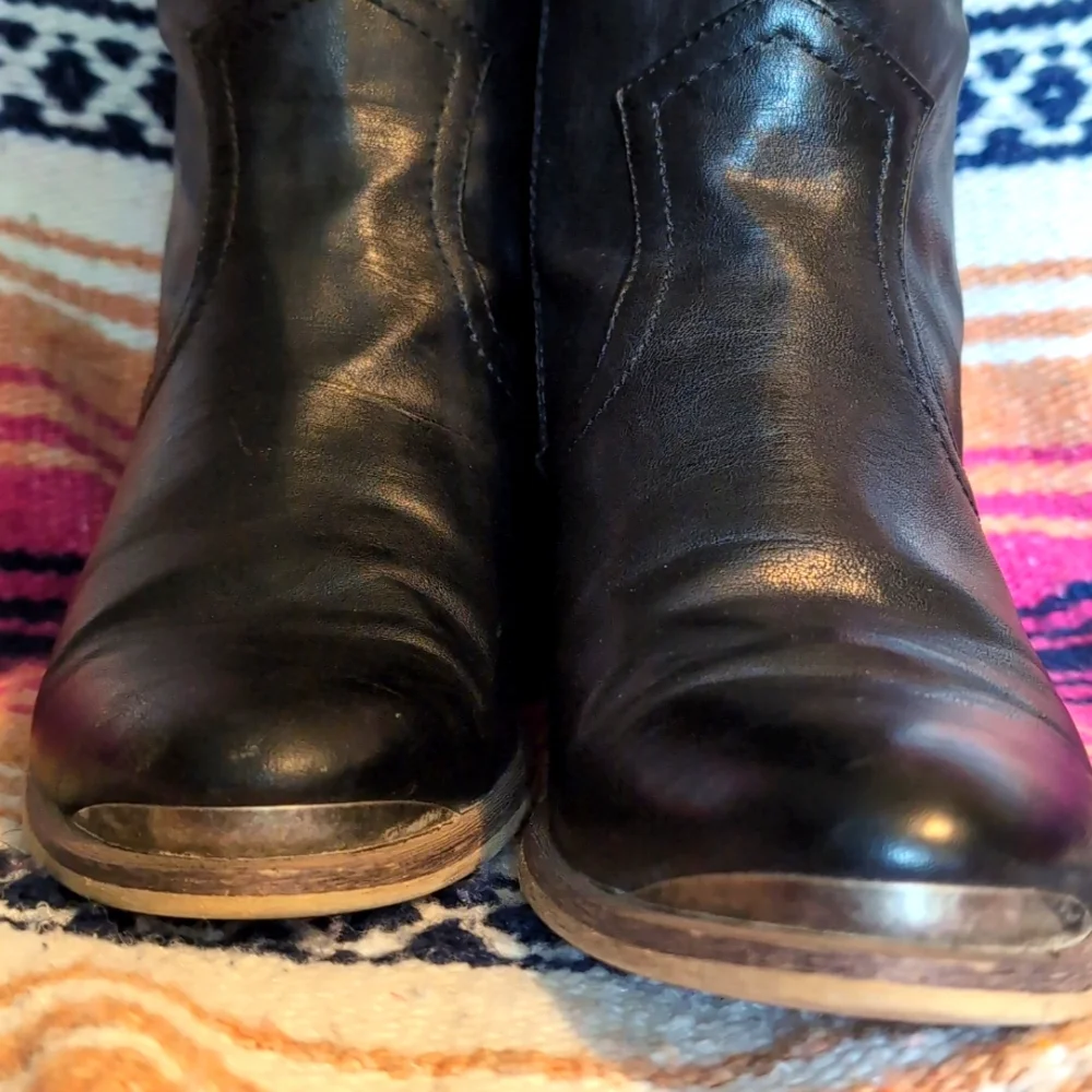BareTraps Paramount Black Faux Leather Riding Boots - Picture 2 of 9